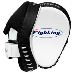 Fighting Tri-Tech Curved Mitts 8 Fighting Tri-Tech Curved Mitts -Sports Boxing fsppm wh bk 3 2