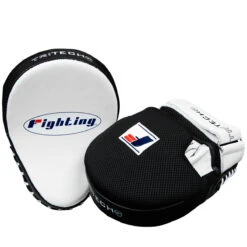 Fighting Tri-Tech Curved Mitts 9 Fighting Tri-Tech Curved Mitts -Sports Boxing fsppm wh bk 4