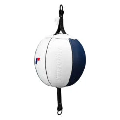 Fighting Force Leather Double End Bag 5 Fighting Force Leather Double End Bag -Sports Boxing ftgdeb wh bl 2