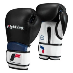 Fighting Ferocity Leather Training Gloves 17 Fighting Ferocity Leather Training Gloves -Sports Boxing ftgtg bk wh bl 2 2