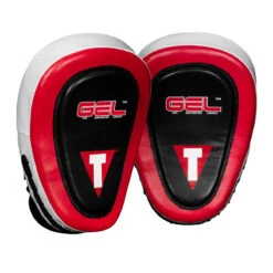 TITLE Boxing Gel Blockade Punch Mitts 16 TITLE Boxing Gel Blockade Punch Mitts -Sports Boxing gcpmc2 bk rd 4 1