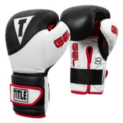 TITLE Boxing Gel Suspense Training Gloves 22 TITLE Boxing Gel Suspense Training Gloves -Sports Boxing gstge bk wh 02