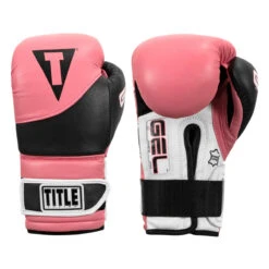 TITLE Boxing Gel Suspense Training Gloves 30 TITLE Boxing Gel Suspense Training Gloves -Sports Boxing gstge pk bk 01