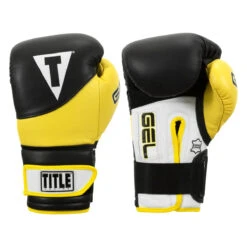TITLE Boxing Gel Suspense V2T Training Gloves -Sports Boxing gstgev2t bk ye 01
