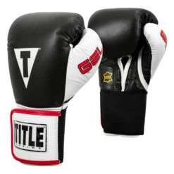 TITLE Boxing Gel World Elastic Training Gloves 19 TITLE Boxing Gel World Elastic Training Gloves -Sports Boxing gtwge bk 02