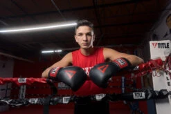 TITLE Boxing Gel Victor Sparring Gloves 13 TITLE Boxing Gel Victor Sparring Gloves -Sports Boxing gvsg bk wh rd 1