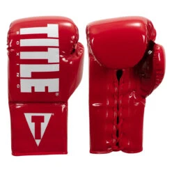 TITLE Boxing Inferno Intensity Lace Training Gloves -Sports Boxing itgli rd wh 001