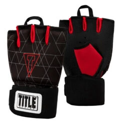 TITLE Boxing Defender Sublimated Glove Wraps -Sports Boxing ksgw bk rd 2 1