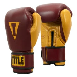 TITLE Boxing Supreme Leather Bag Gloves -Sports Boxing lehbg mr 002