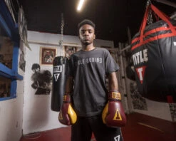 TITLE Boxing Supreme Leather Bag Gloves -Sports Boxing lehbg mr 1