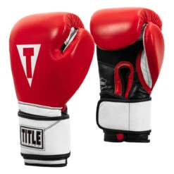 TITLE Boxing Premium Leather Performance Training Gloves 16 TITLE Boxing Premium Leather Performance Training Gloves -Sports Boxing lptg rd wh bk 002