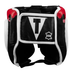 TITLE Boxing Gel Lava Leather Series Headgear 11 TITLE Boxing Gel Lava Leather Series Headgear -Sports Boxing mlvlhg bk wh rd 4 1