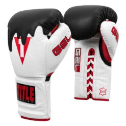 TITLE Boxing Gel Lava Leather Series Sparring Gloves -Sports Boxing mlvlsg wh rd bk 02