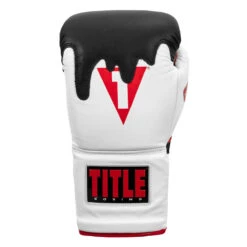 TITLE Boxing Gel Lava Leather Series Sparring Gloves -Sports Boxing mlvlsg wh rd bk 03