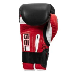 TITLE Boxing Gel Lava Leather Series Training Gloves -Sports Boxing mlvltg rd bk wh 04