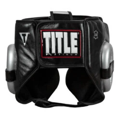 TITLE Platinum Traditional Training Headgear 11 TITLE Platinum Traditional Training Headgear -Sports Boxing plhgt bk sv 4 1 1