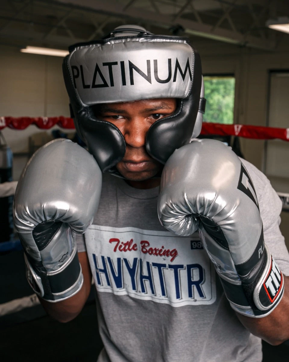 TITLE Platinum Traditional Training Headgear 2 TITLE Platinum Traditional Training Headgear - Image 2