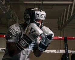 TITLE Platinum Traditional Training Headgear 12 TITLE Platinum Traditional Training Headgear -Sports Boxing plhgt bk sv 3 1 1
