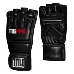 TITLE MMA Perform Bag Gloves 7 TITLE MMA Perform Bag Gloves -Sports Boxing pmbg2 bk 2 1