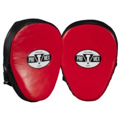 Pro Mex Pantera Curved Punch Mitts 3.0 -Sports Boxing pmpmc3 bk rd 2