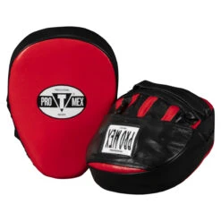Pro Mex Pantera Curved Punch Mitts 3.0 -Sports Boxing pmpmc3 bk rd 3