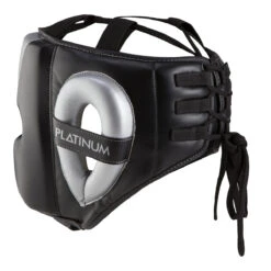 TITLE Platinum Proclaim Power Training Headgear -Sports Boxing pppshg bk sv 3