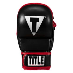 TITLE MMA Perform Safe Spar Glove 2.0 -Sports Boxing pssg2 bk rd 03