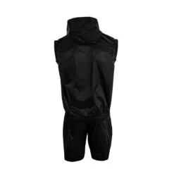 TITLE Boxing Pro Set Vulcanized Rubber Sauna Suit With Hood -Sports Boxing pstss bk 2