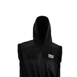 TITLE Boxing Pro Set Vulcanized Rubber Sauna Suit With Hood -Sports Boxing pstss bk 3