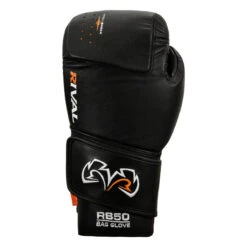 Rival Boxing Intelli-Shock Leather Bag Gloves 12 Rival Boxing Intelli-Shock Leather Bag Gloves -Sports Boxing rb50 bk 3 1