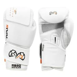 Rival Boxing Intelli-Shock Leather Bag Gloves 15 Rival Boxing Intelli-Shock Leather Bag Gloves -Sports Boxing rb50 wh 1 1