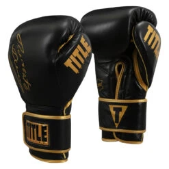 TITLE Boxing Roberto Duran Signature Leather Bag Gloves -Sports Boxing rdbg 02