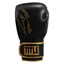 TITLE Boxing Roberto Duran Signature Leather Bag Gloves -Sports Boxing rdbg 03
