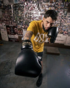 TITLE Boxing Roberto Duran Leather Sparring Gloves -Sports Boxing rdsg 2 1