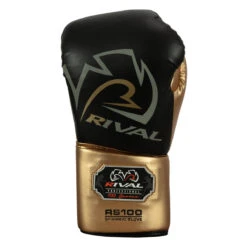 Rival Boxing 100 Series Lace Sparring Gloves 7 Rival Boxing 100 Series Lace Sparring Gloves -Sports Boxing rs100 bk gd 0003
