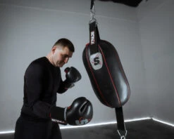 SCYntz Leather Double End Heavy Bag 14 SCYntz Leather Double End Heavy Bag -Sports Boxing scydebhb bk gr 1 2