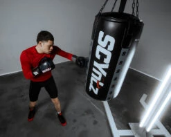 SCYntz Leather Sparring Gloves -Sports Boxing scysg bk gr 3 1