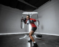 SCYntz Leather Training Gloves 21 SCYntz Leather Training Gloves -Sports Boxing scytg bk gr 2 1