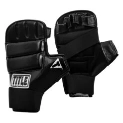 TITLE Boxing Leather Super Speed Bag Gloves 8 TITLE Boxing Leather Super Speed Bag Gloves -Sports Boxing sglv3 bk 02