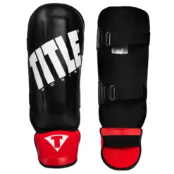 TITLE Boxing Pro Style Shin & Instep Guards 3.0 7 TITLE Boxing Pro Style Shin & Instep Guards 3.0 -Sports Boxing shng3 bk rd 1 1