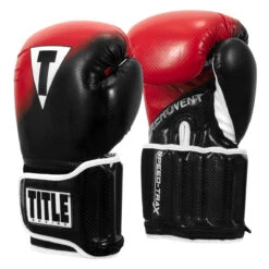 TITLE Boxing Speed-Trax Weighted Bag Gloves 8 TITLE Boxing Speed-Trax Weighted Bag Gloves -Sports Boxing stwbg bk rd 02