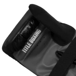 TITLE Boxing Pro Leather Bag Gloves 3.0 -Sports Boxing tbg3 bk gr 05