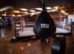 TITLE Boxing Gyro Balanced Leather Speed Bag -Sports Boxing tesbc