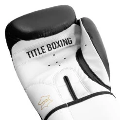 TITLE Premier Leather Super Bag Gloves 2.0 -Sports Boxing tsbg2 bk wh 005 1 1