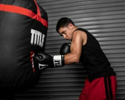 TITLE Premier Leather Super Bag Gloves 2.0 -Sports Boxing tsbg2 bk 1 1