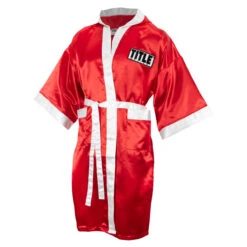 TITLE Boxing Full Length Robe -Sports Boxing tsrfl rd wh 01 1 6