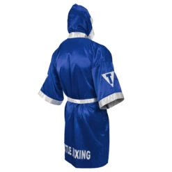TITLE Boxing Pro Full Length Boxing Robe 27 TITLE Boxing Pro Full Length Boxing Robe -Sports Boxing tsrfl2 bl wh 02
