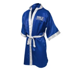 TITLE Boxing Pro Full Length Boxing Robe 28 TITLE Boxing Pro Full Length Boxing Robe -Sports Boxing tsrfl2 bl wh 03