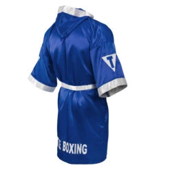 TITLE Boxing Pro Full Length Boxing Robe 29 TITLE Boxing Pro Full Length Boxing Robe -Sports Boxing tsrfl2 bl wh 04