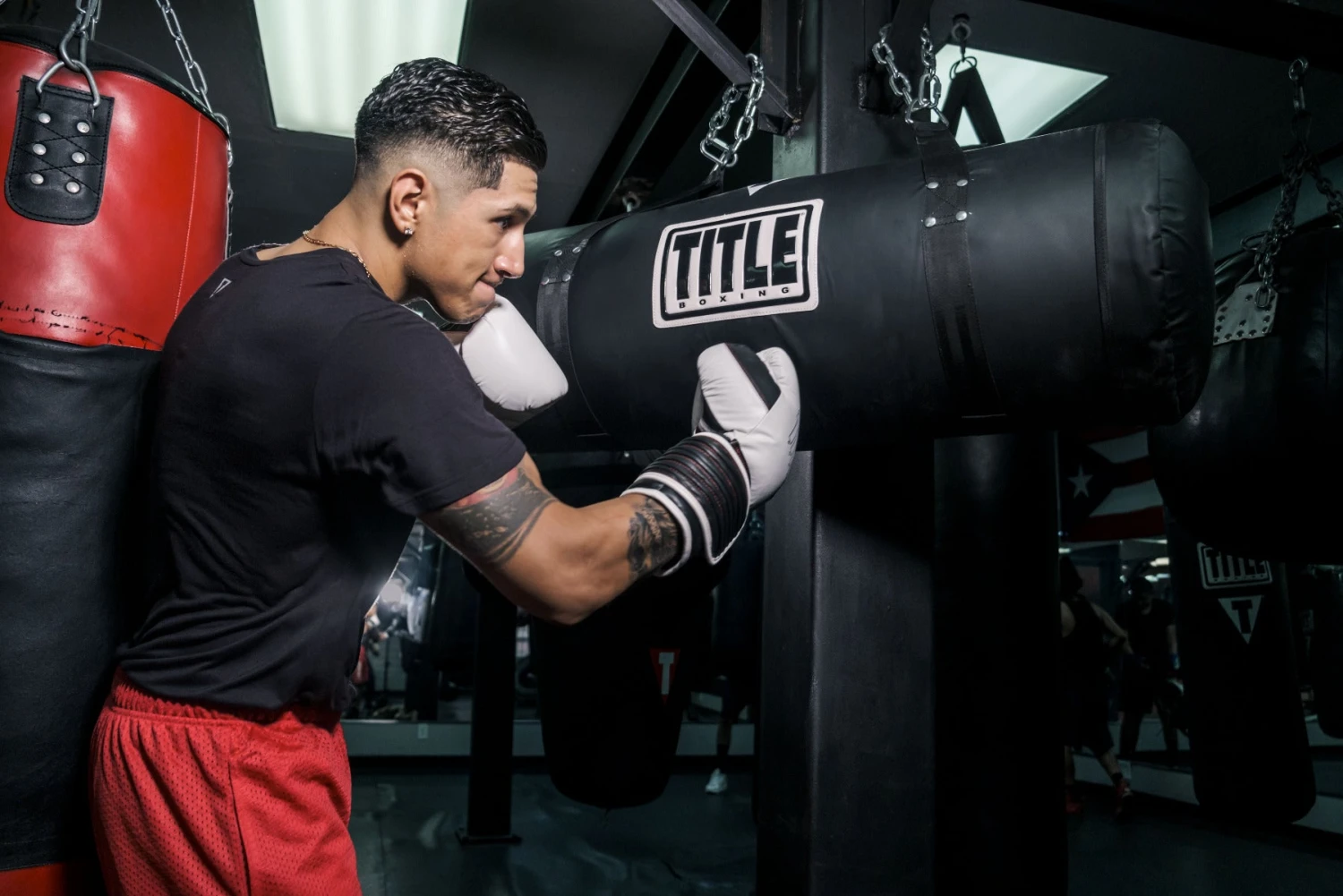 TITLE Boxing Synthetic Leather Uppercut Heavy Bag 2 TITLE Boxing Synthetic Leather Uppercut Heavy Bag - Image 2